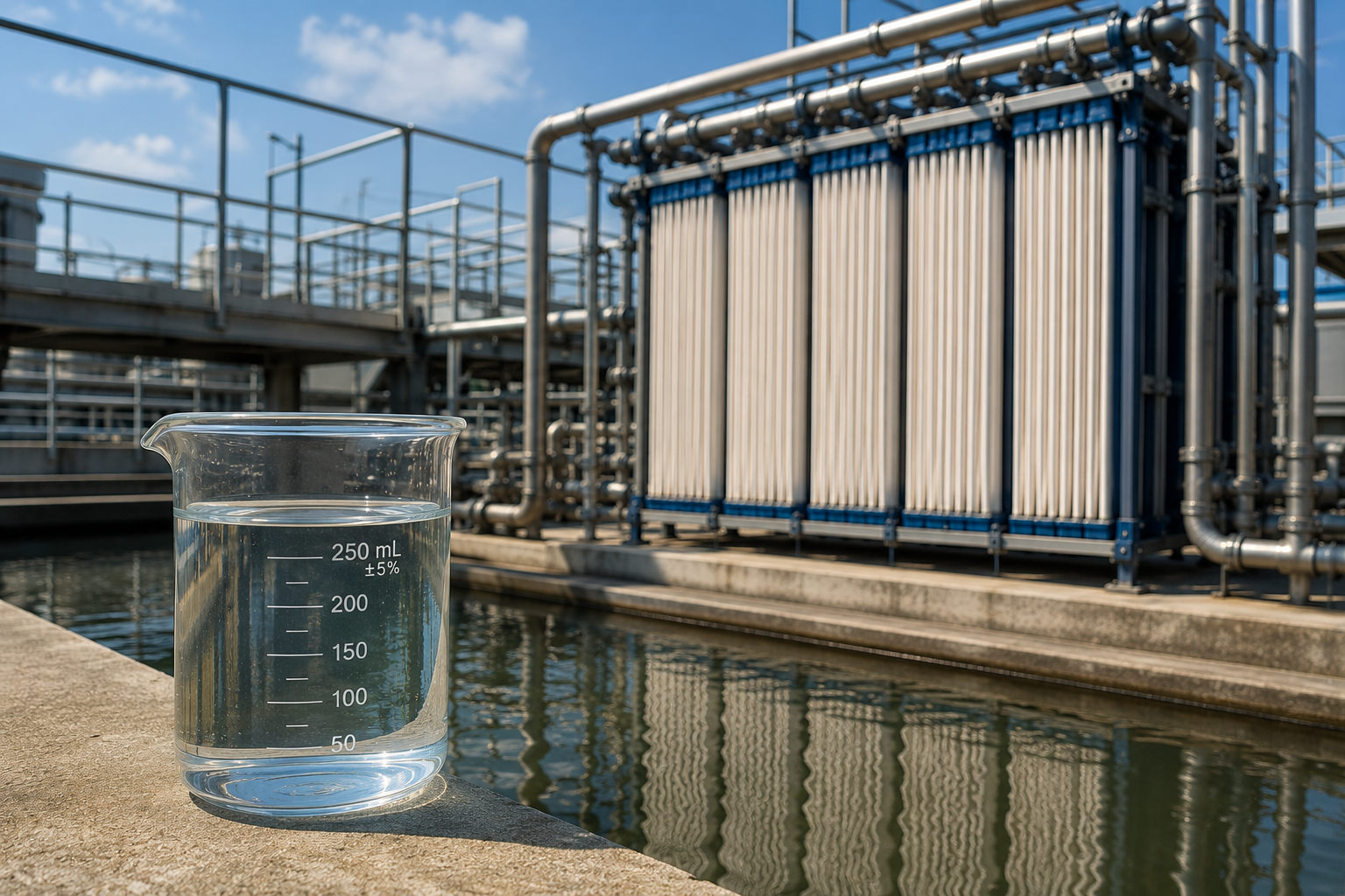 calidad de agua sistema mbr