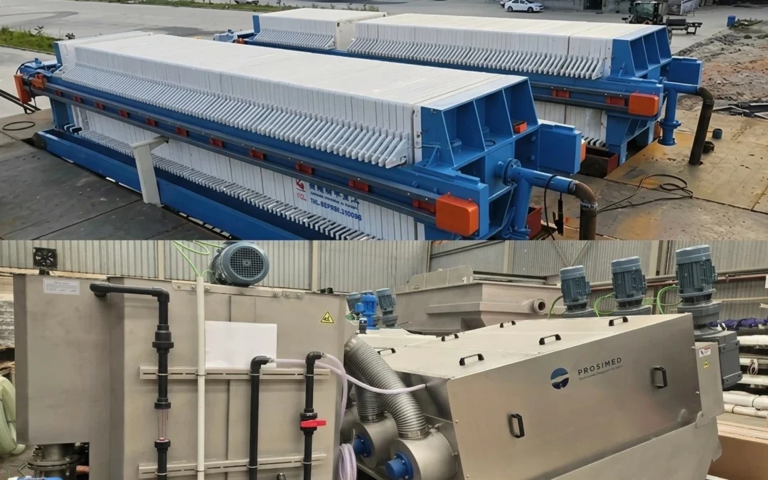 Tornillo deshidratador vs filtro prensa: ¿cuál elegir para tu planta?