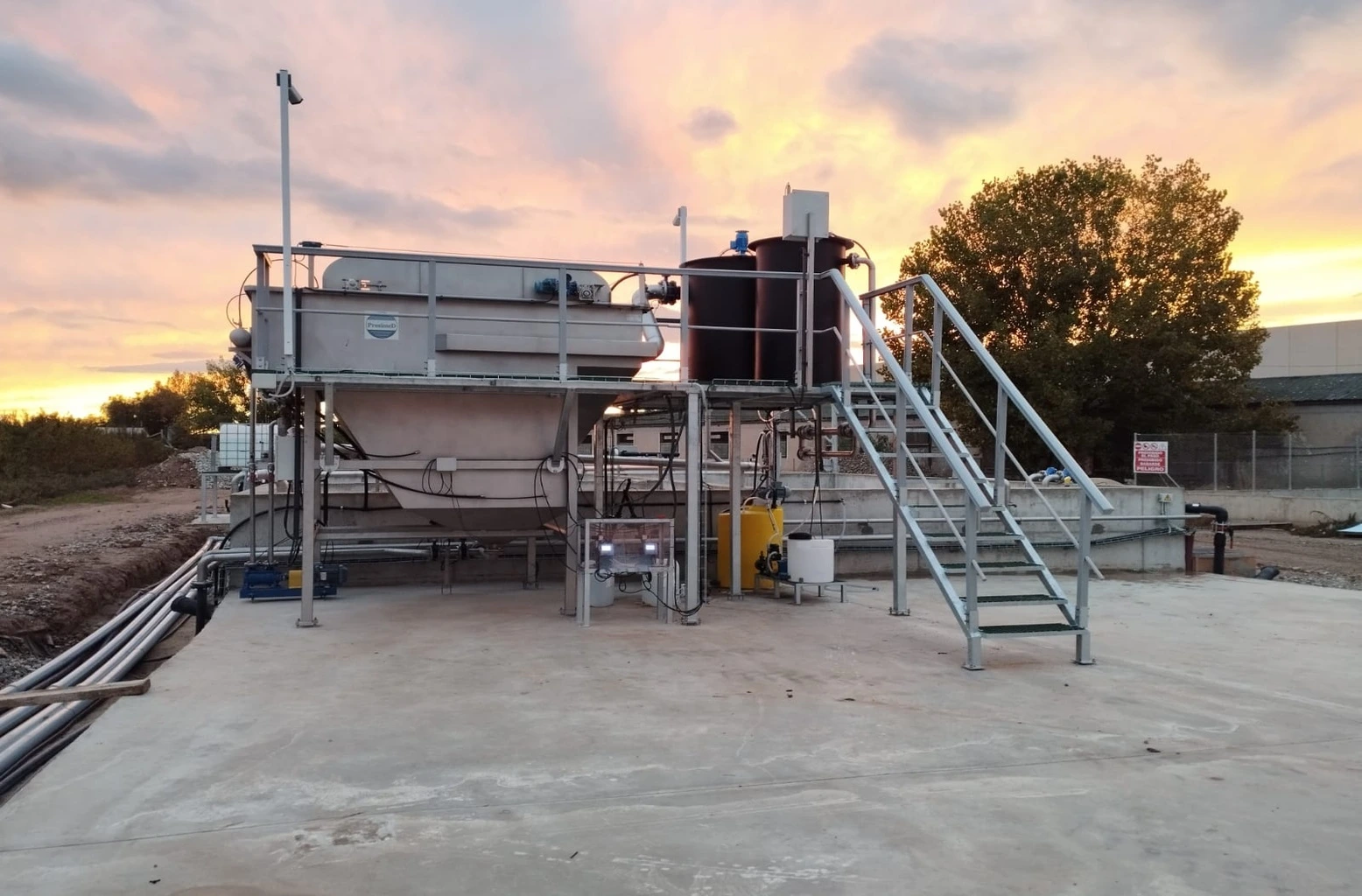Sistema DAF instalado en industria de ovoproducto